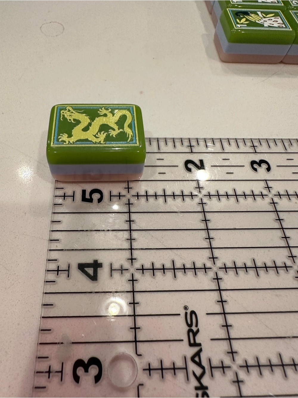Green Mahjong Tile Set - Classic Home Game - Picture 10 of 10